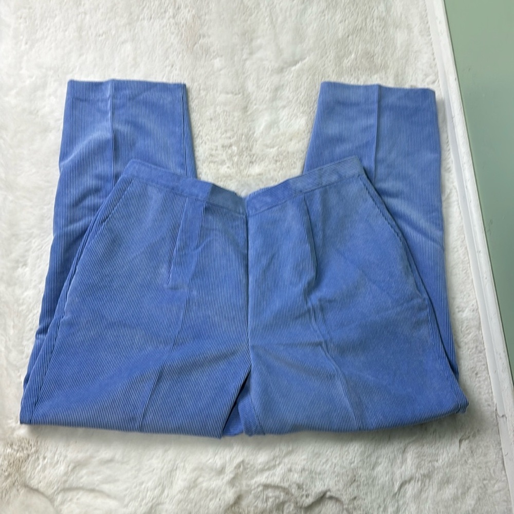 NWT Alfred Dunner corduroy pants ice blue size 16W
